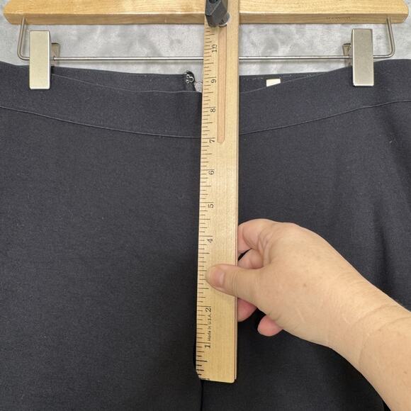 J Crew Pants Womens 6 Black Ponte Knit Stretch Pull On Slim Career Capsule - Picture 11 of 13